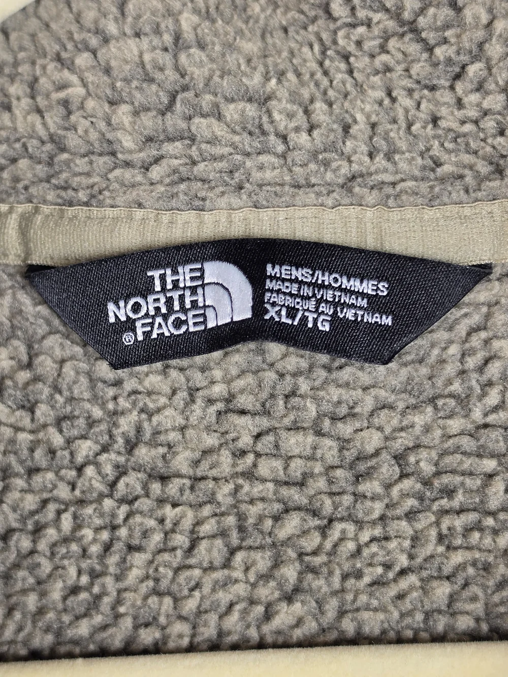 The North Face Tan Heathered Full-Zip Hoodie Jacket